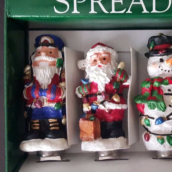 Boston Warehouse Christmas Stainless Knives: Santa, Snowman Tree Santa Soldier - Picture 3 of 5